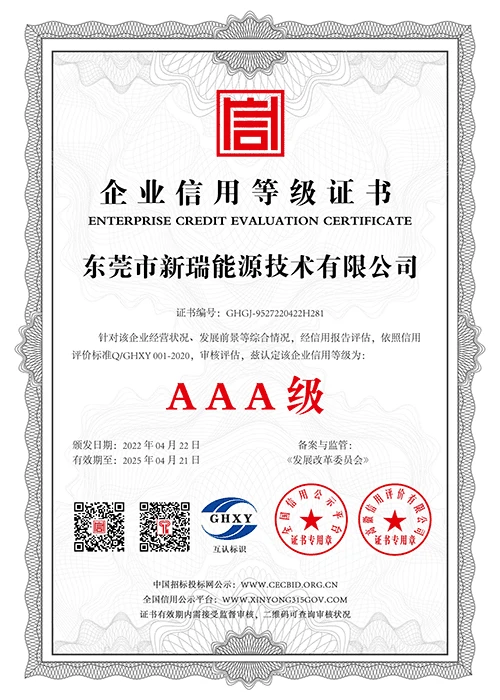 5 AAA-Enterprise-Credit-Evaluation-Certificate